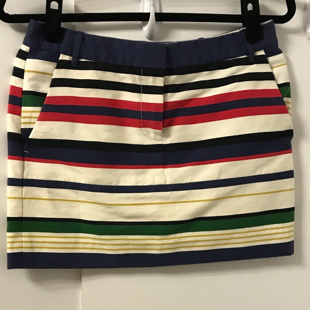 J.Crew Striped Mini Skirt